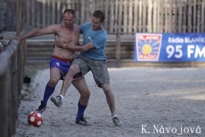 Fotbalové utkání - Ladislav Krulich se smyslem pro sport...