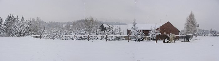 panorama za stodolou