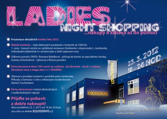 Ladies night shopping