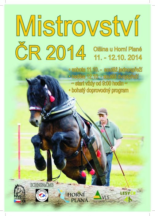 Plakát na MČR chldr 2014