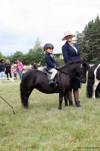 Vítězka třídy Shetland pony Adélka Náměstková