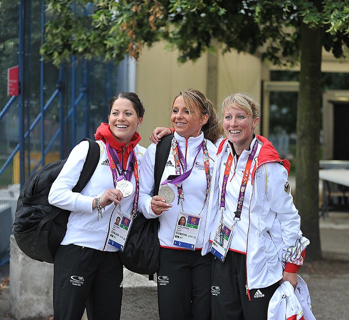 Kristina Sprehe, Dorothee Schneider a Helen Langehanenberg