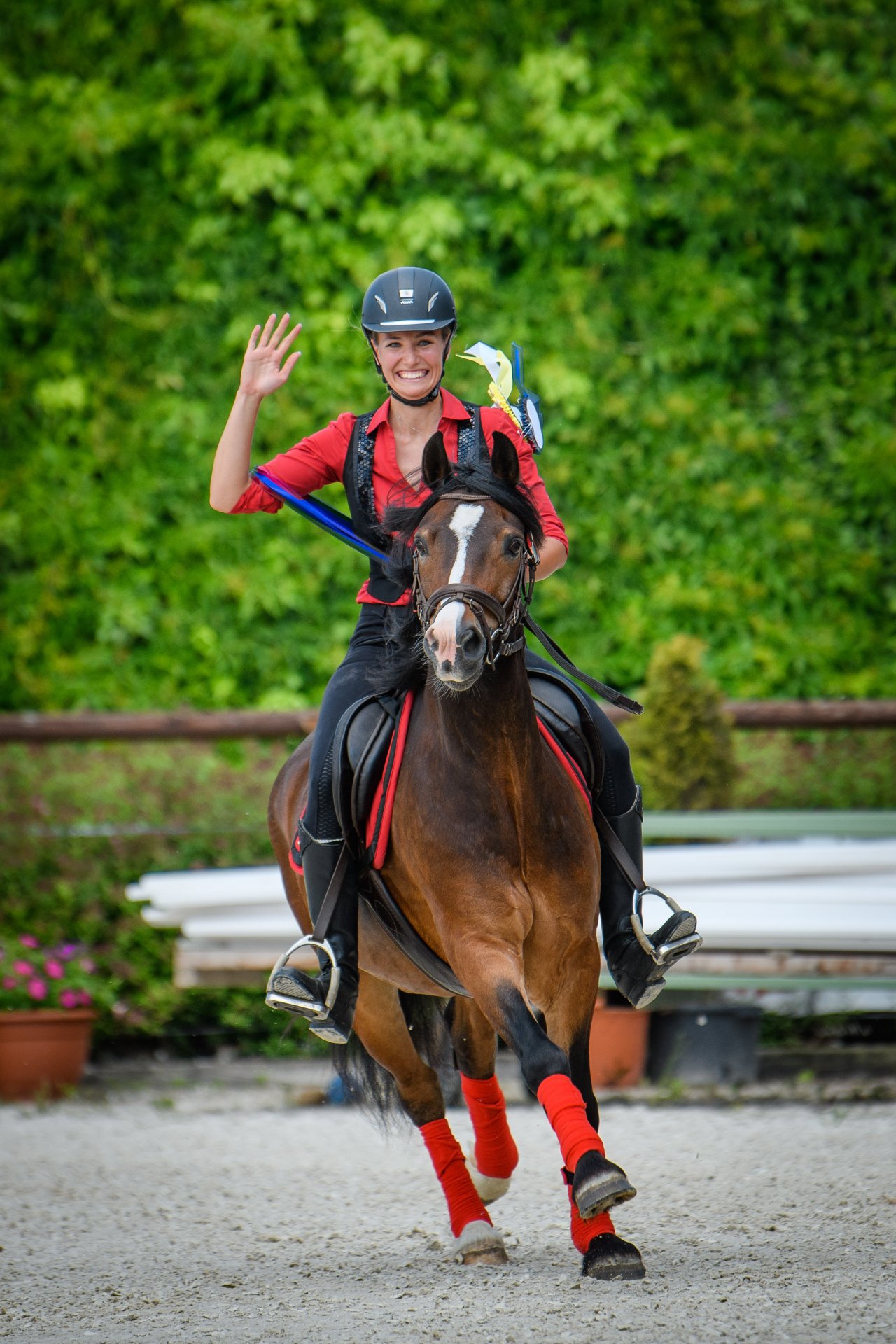 Barbora Pleskačová - Alpinhorse Frederic - S senioři - 1. místo