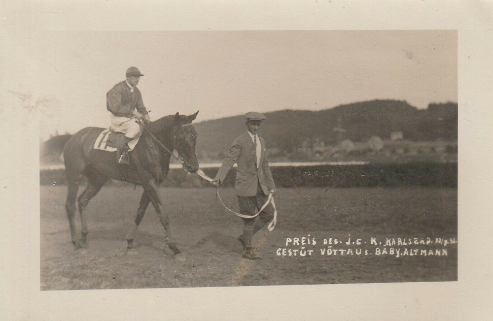 Cena Jockey Clubu - rok 1931 (Baby, J. Altmann)