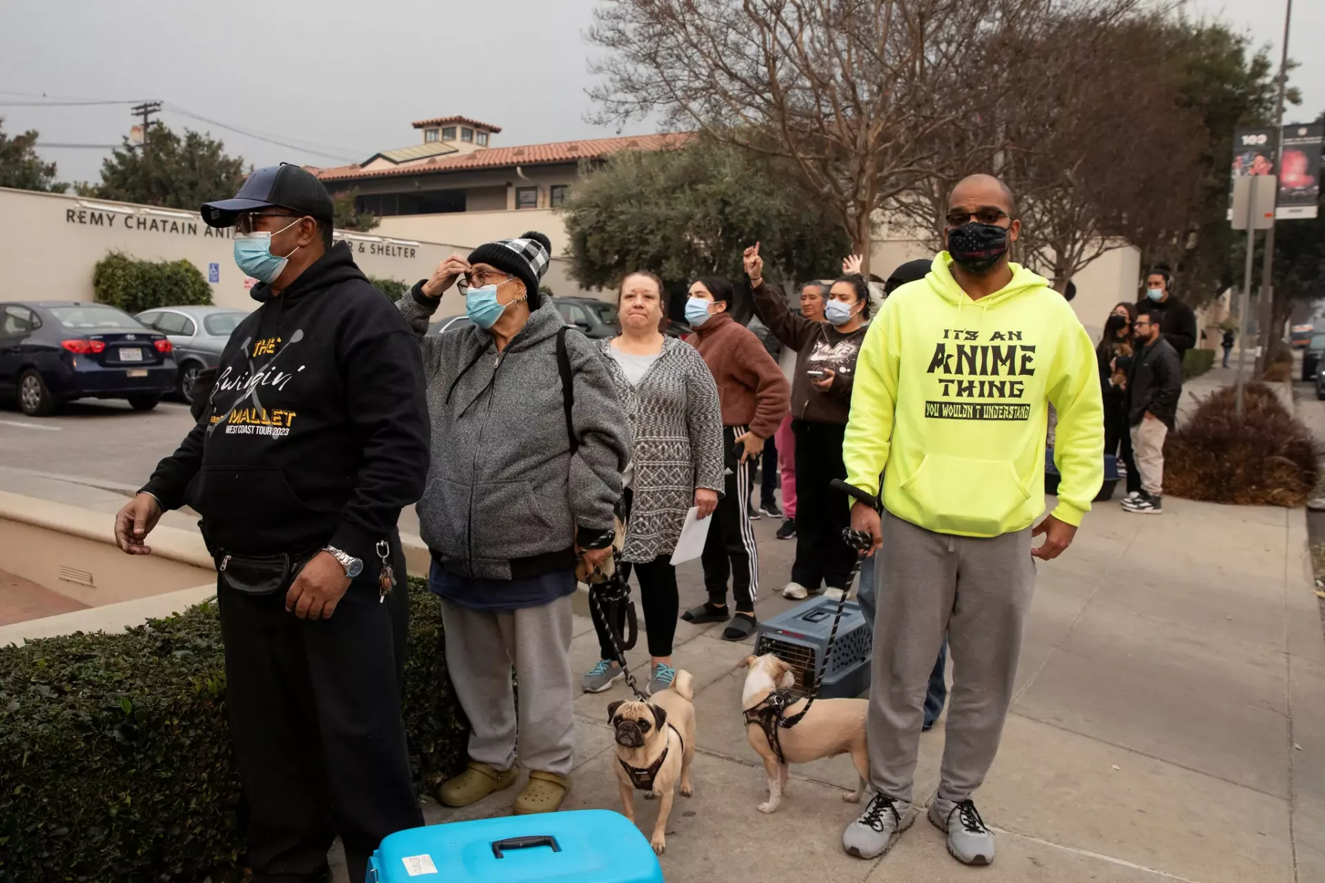 Fronta na umístění v Pasadena Humane